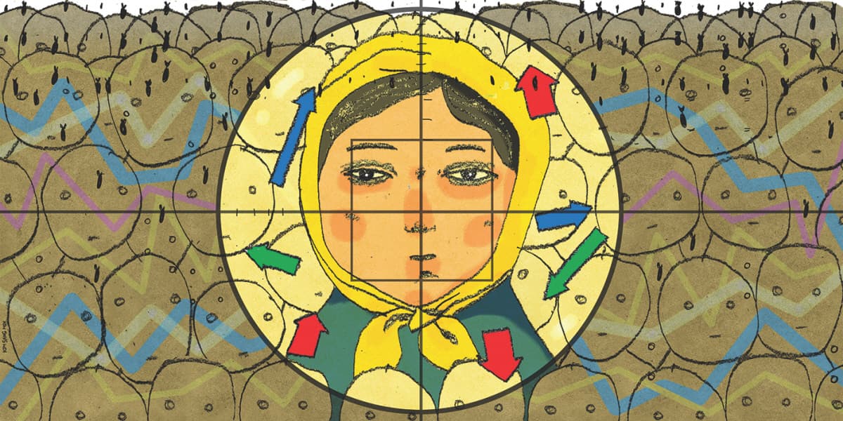 전쟁의 롱숏 희극과 고통의 개별성: 새로운 윤리 기준을 찾아서